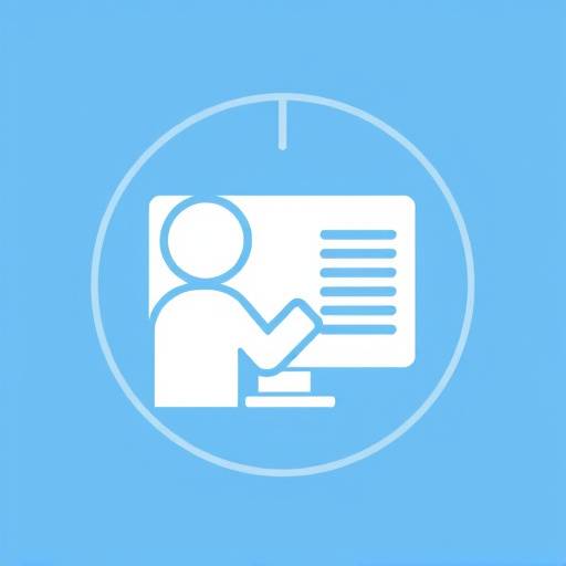 Icona che rappresenta l'utilizzo dei dati con una persona che interagisce con un computer