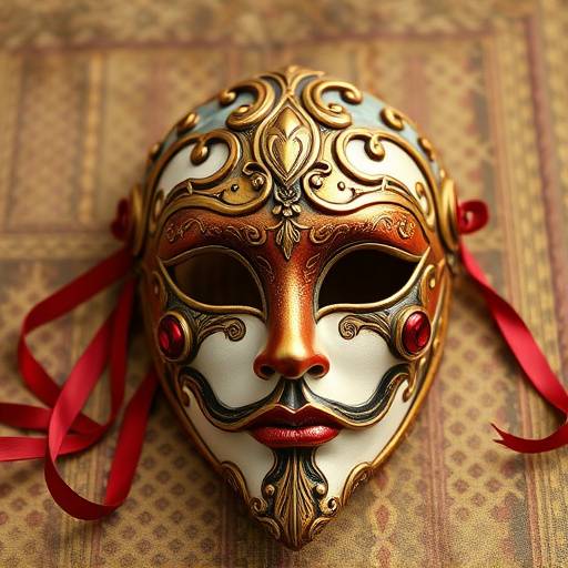 Maschera veneziana artigianale