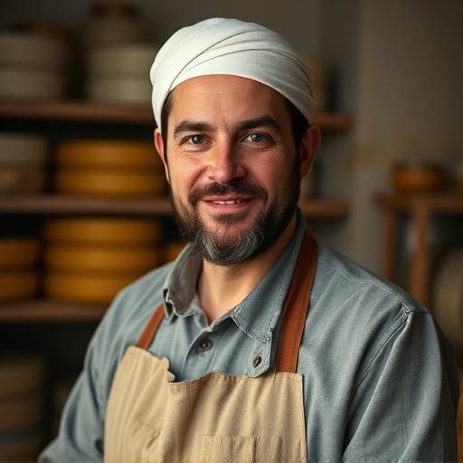 Ritratto di Alessandro Romano, casaro