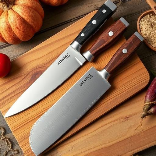 Set di coltelli artigianali forgiati a Maniago, Friuli Venezia Giulia